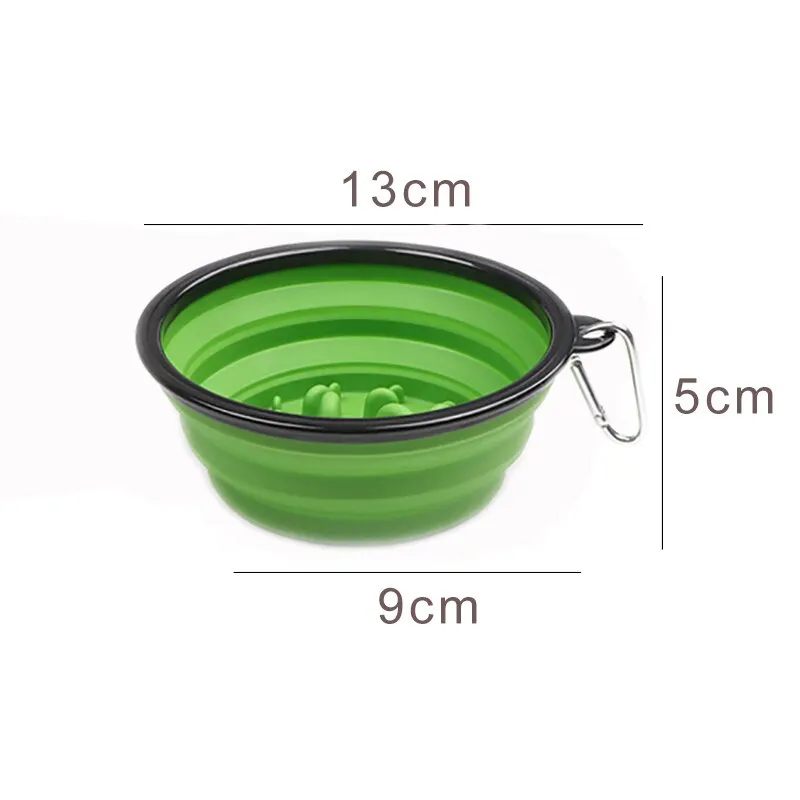 350Ml Folding Silicone Dog Bowl Portable Travel Pet Food Container Collapsible Cat Dog Water Bowl Puppy Feeder Dog Accessories