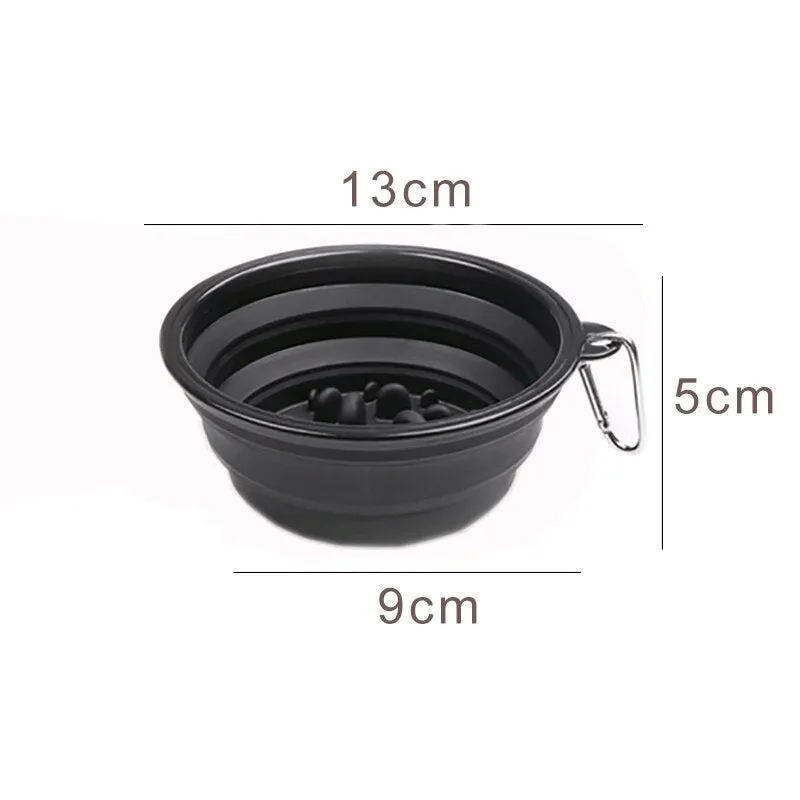 350Ml Folding Silicone Dog Bowl Portable Travel Pet Food Container Collapsible Cat Dog Water Bowl Puppy Feeder Dog Accessories