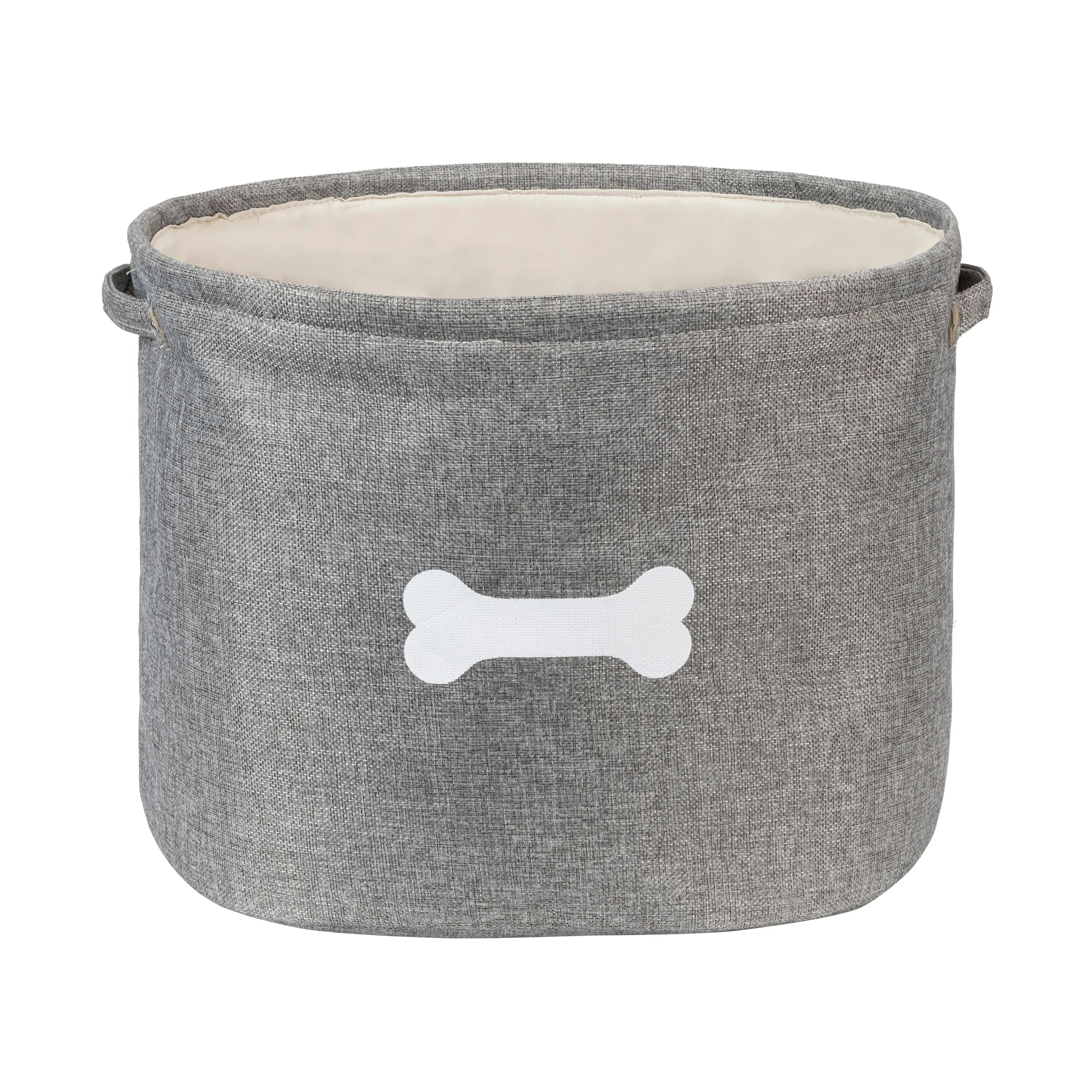 CAPRI GREY PET TOY BASKET
