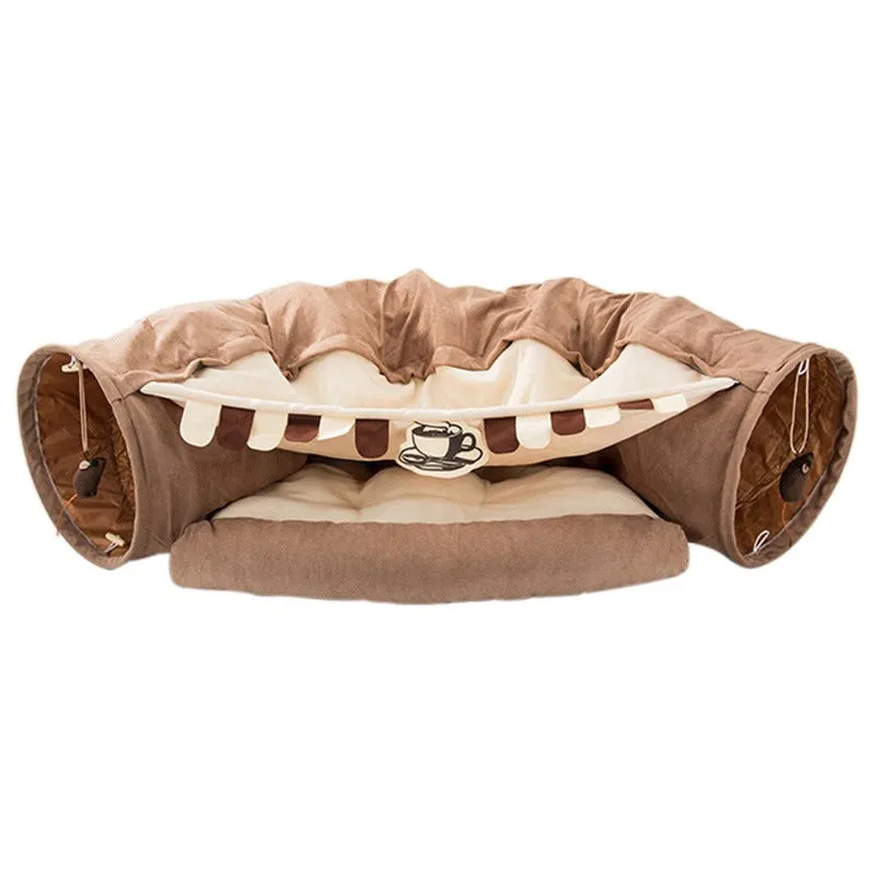 Collapsible Cat Tunnel Bed