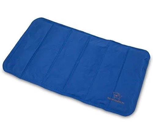 Cooling Pet Bed with Removable Self-cool Gel Mat for Dog / Cat - Taupe, Large (36 x 24 x 5)