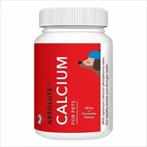 Drools Absolute Calcium Tablet- Dog Supplement, 50 Pieces