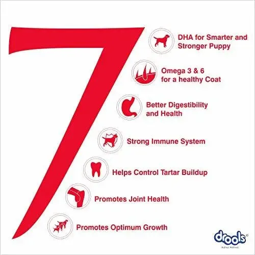 Drools Absolute Calcium Tablet- Dog Supplement, 50 Pieces