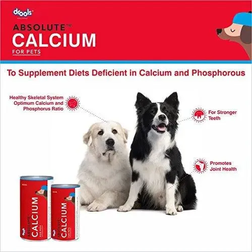 Drools Absolute Calcium Tablet- Dog Supplement, 50 Pieces