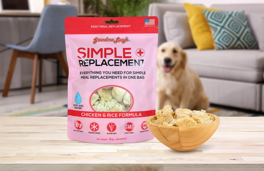 Grandma Lucy's Simple Replacement Chicken & Rice Formula Cat & Dog Meal Replacement, 7oz