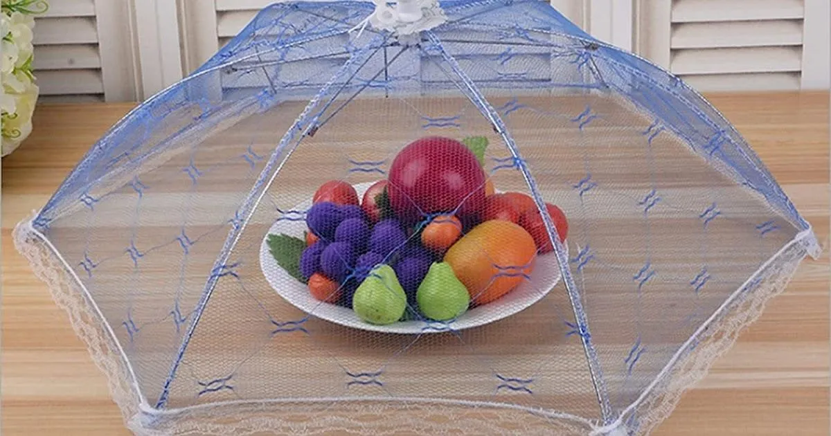 K Kudos  Food Cover Tent Umbrella Pop-Up Mosquito Protection Mesh Screen, Reusable and Collapsible Outdoor Picnic.