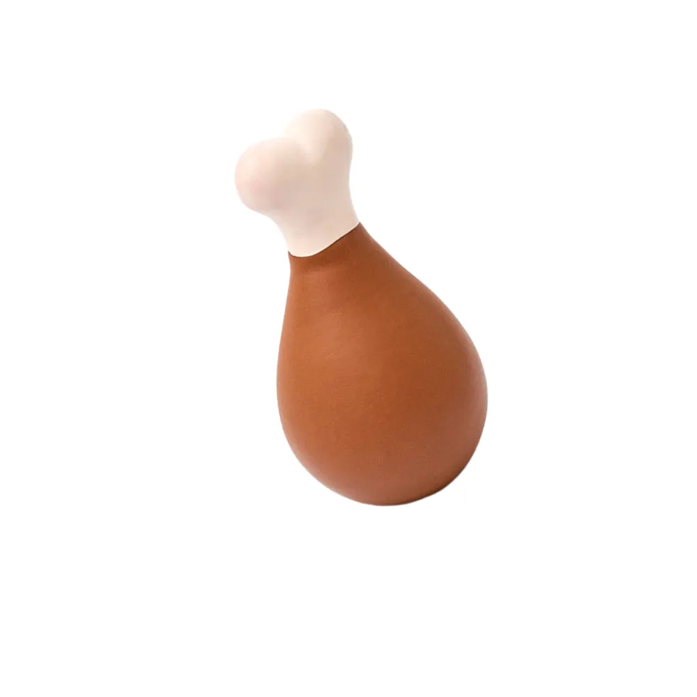 Kanu Pet Soft Chicken Drumstick Scented Dog Toy