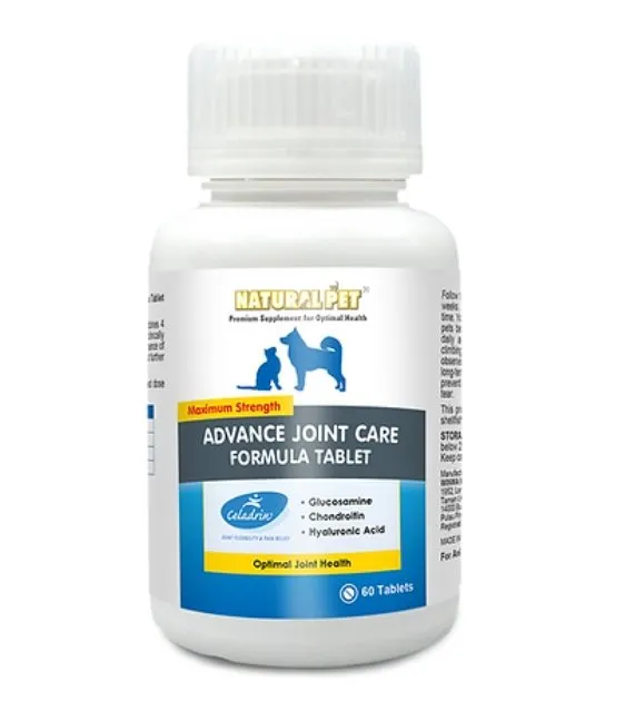 Natural Pet® Advance Joint Care Formula Tablet for Cats & Dogs