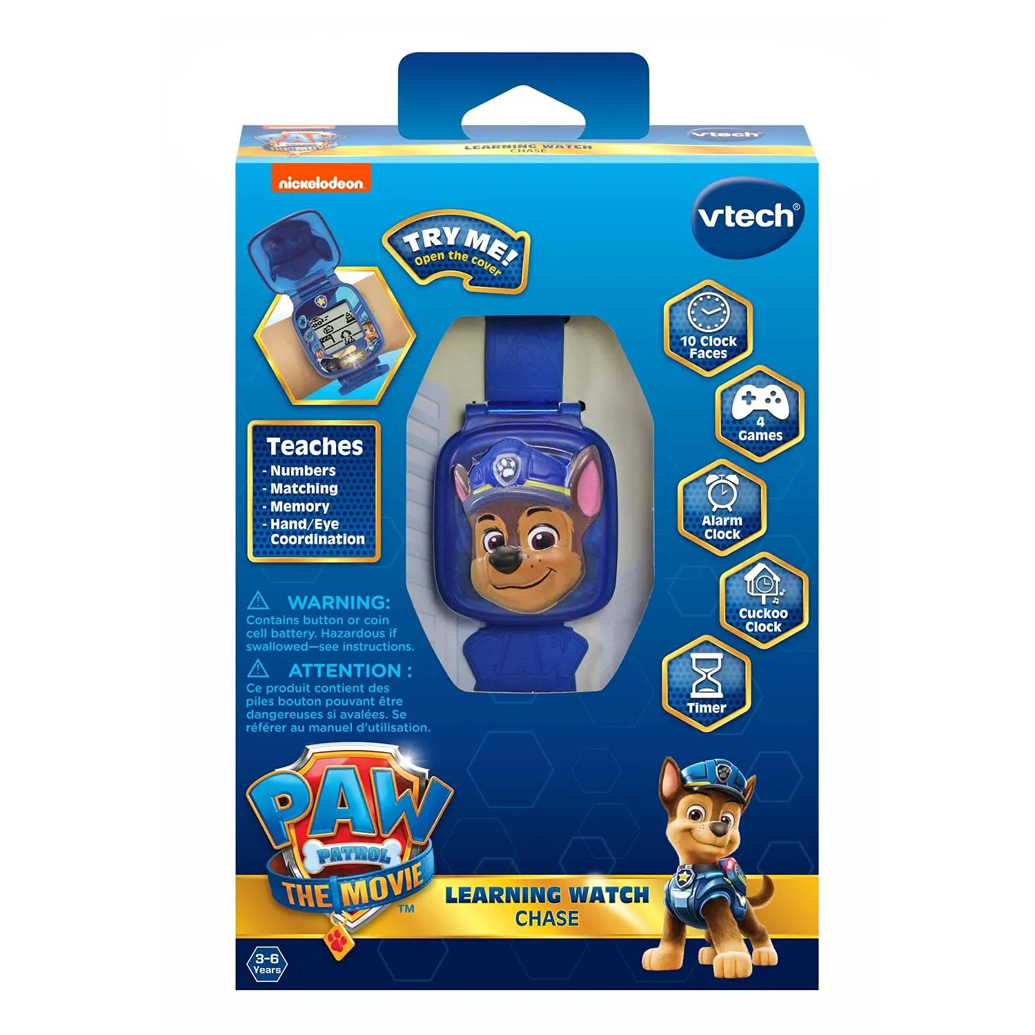 PawQuest Adventures - Interactive Learning Watch for Kids Featuring Chase and Fun Activities
