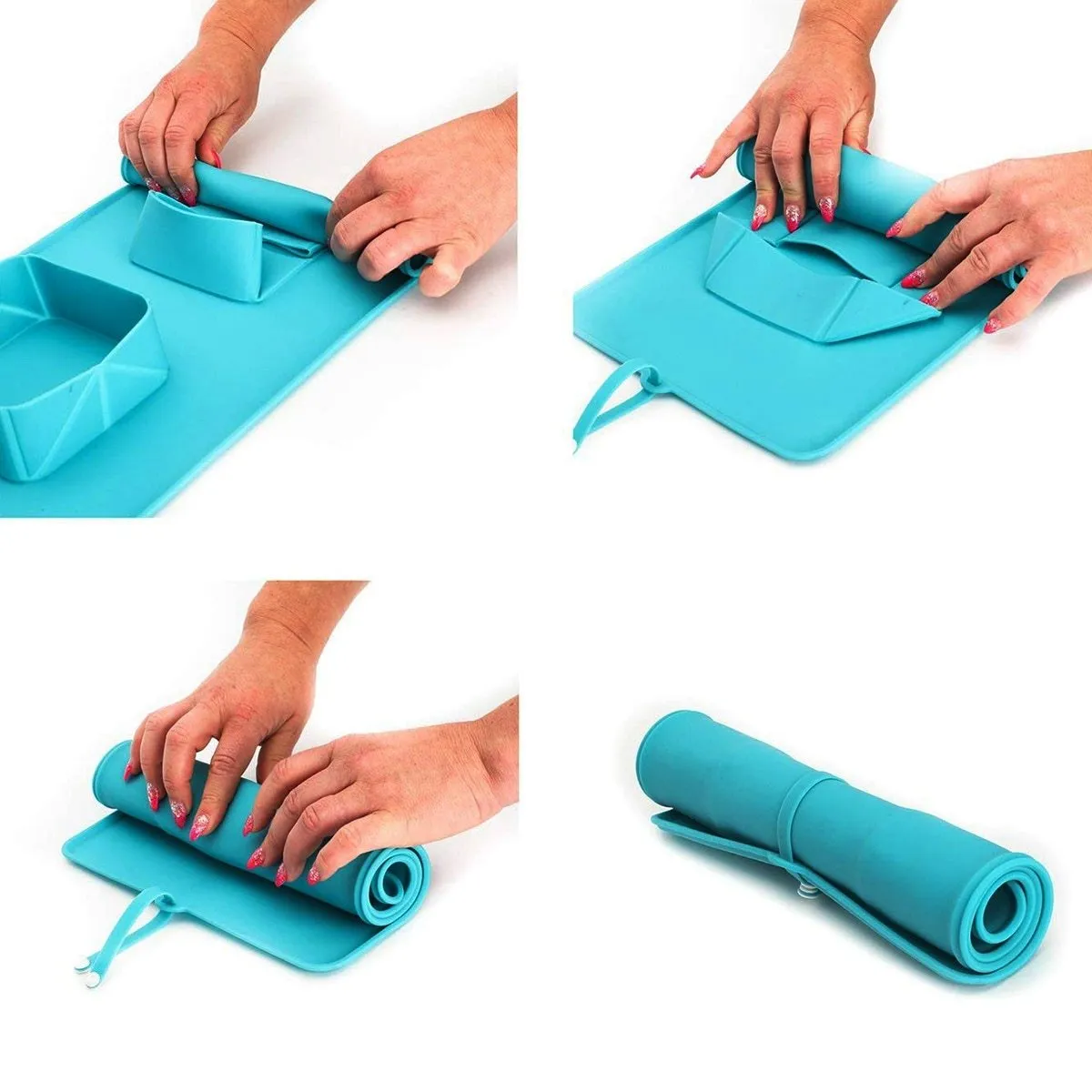 Portable Travel Rollup Pet Feeder