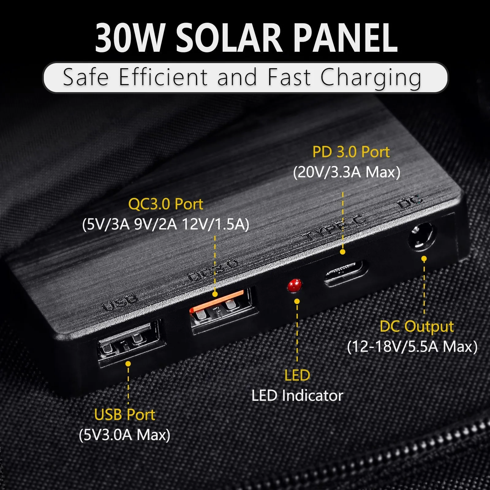 ROCKSOLAR Adventurer 100W 133.2Wh Portable Solar Generator Kit
