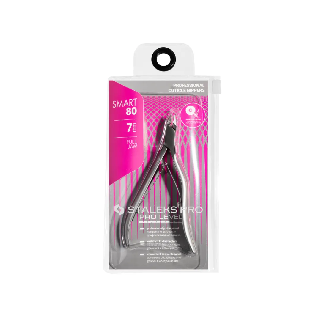 STALEKS PRO cuticle nippers SMART 80 / NS-80-7 / 7mm