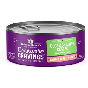 Stella & Chewy's Carnivore Cravings Cage-Free Duck & Chicken Flavored Minced Wet Cat Food
