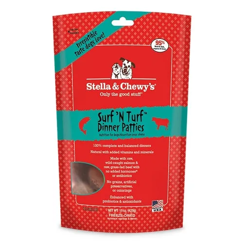 Stella & Chewy's Freeze-Dried Surf 'N Turf Dinner for Dogs