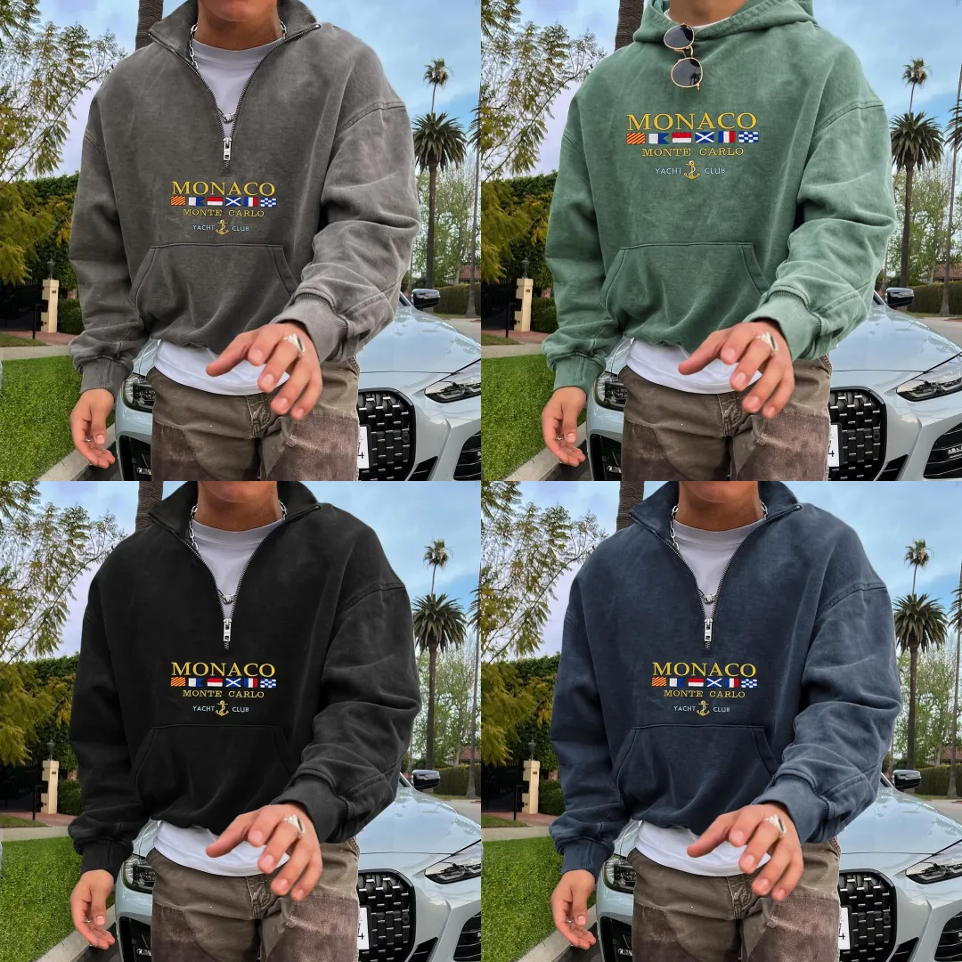 Stylish men's hoodie - comfortable cotton for any occasion