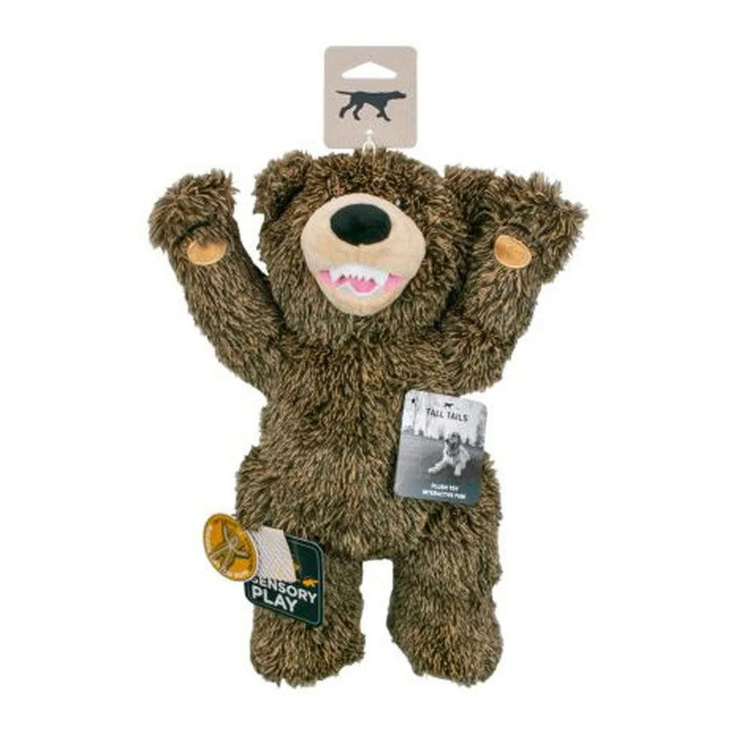 Tall Tails Rope Body Grizzly Bear 14"
