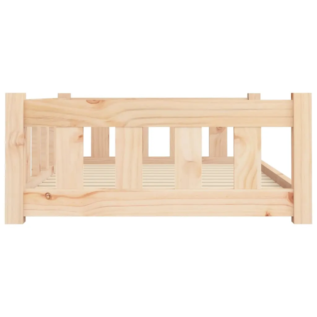 vidaXL Dog Bed 37.6"x25.8"x11" Solid Wood Pine - Comfortable and Stylish